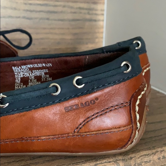 Sebago bala leather moccasins - Picture 4 of 7